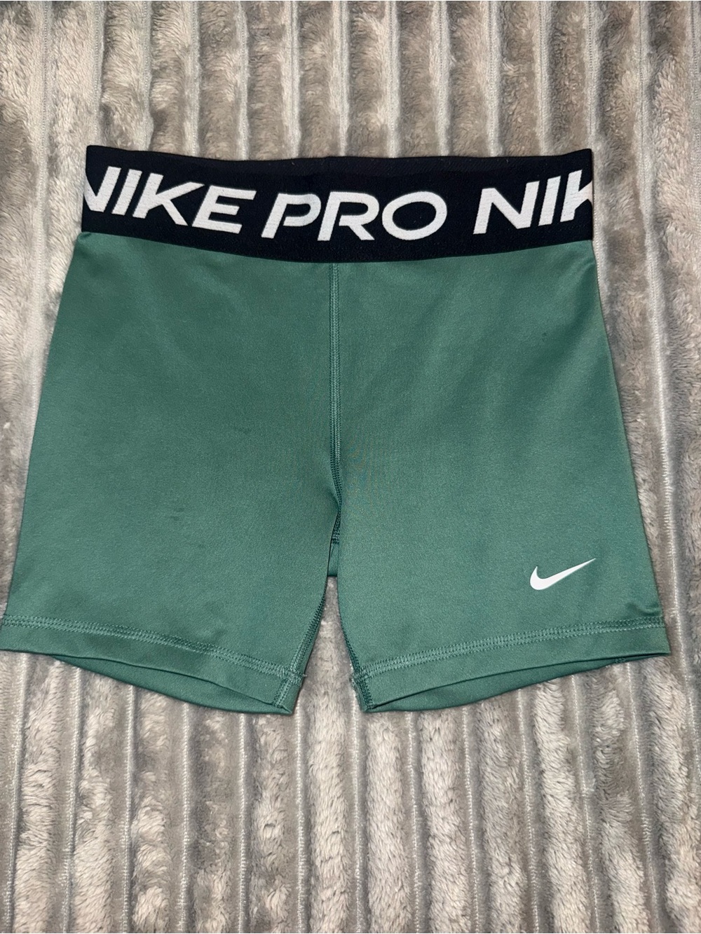 Nike Pro Big Kids Green Performance Bike Shorts